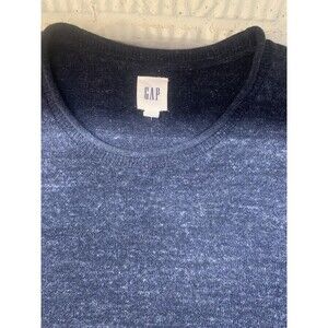 Vintage GAP Sweater Mens XL Blue  Crew Neck Pullover. Cottage Core Academi